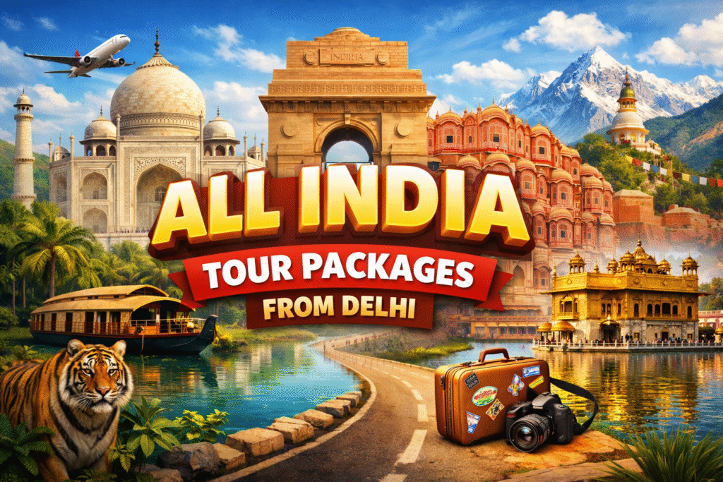 India tour travel guide showing culture, food, and top attractions