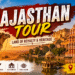 Rajasthan tour showing forts, palaces, desert and scenic views