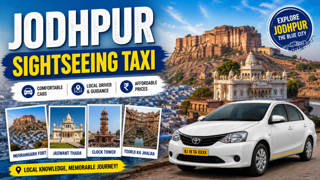 Hire Jodhpur Sightseeing Taxi to Visit Top Tourist Places
