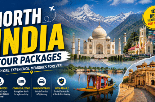 North India tour with cultural sites, temples, and scenic landscapes
