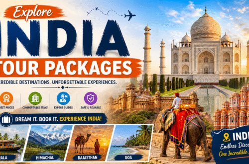 Travelers exploring famous attractions during an India tour plan
