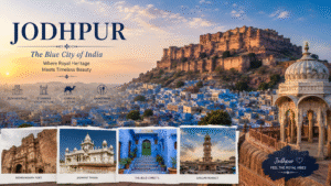 Family enjoying sightseeing at popular tourist attractions and family-friendly activities in Jodhpur, Rajasthan.