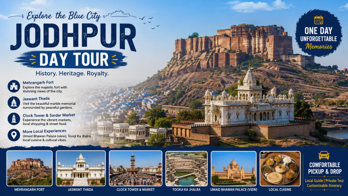 Discover Jodhpur’s Royal Legacy on an Exciting Day Tour Experience