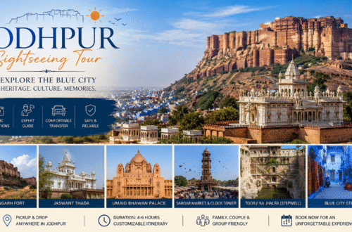 Complete Jodhpur Tour Guide for First-Time Travelers exploring Mehrangarh Fort, Jaswant Thada, local markets, and heritage attractions in Jodhpur.