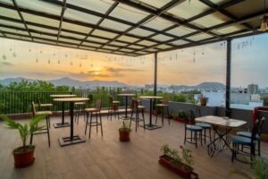 veg rooftop restaurant