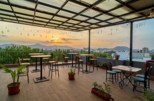 veg rooftop restaurant